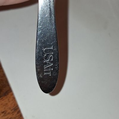 Sale Photo Thumbnail #958: USAIR Airline Flatware by Oneida