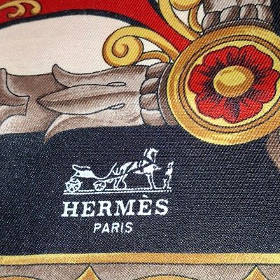 Sale Photo Thumbnail #202: Hermès Silk Scarf 'Grand Apparat Equestrian'