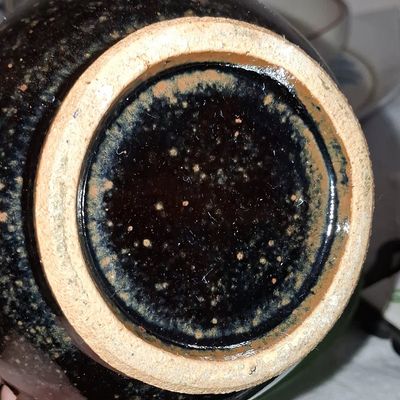 Sale Photo Thumbnail #911: Studio Pottery Drip Glaze Pitcher