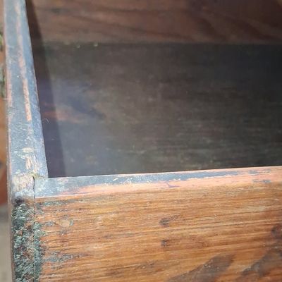 Korean Bandaji Chest with Burl Wood Panels 3'2"x1'6"x3'
