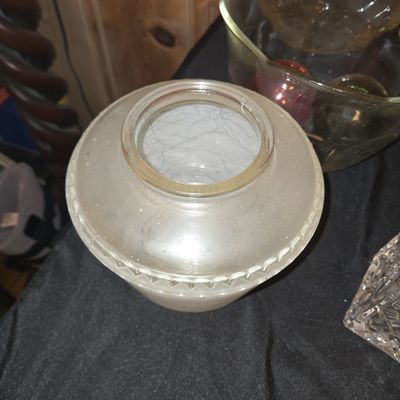 Sale Photo Thumbnail #664: Vintage Art Deco "Spaghetti" Glass Light Shade