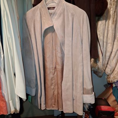 Sale Photo Thumbnail #656: Jordache Vintage Suede Open Front Jacket