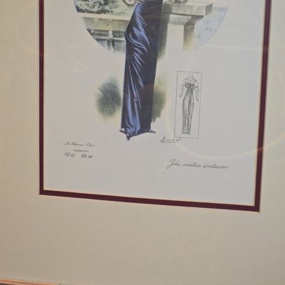 Sale Photo Thumbnail #399: La Femme Chic Fashion Plate Print