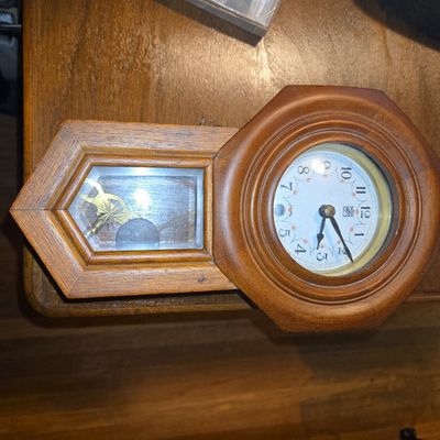 Sale Photo Thumbnail #544: Vintage Korean Regulator Wall Clock