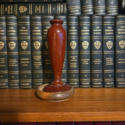 Sale Photo Thumbnail #905: Vintage Turned Wood Bud Vase