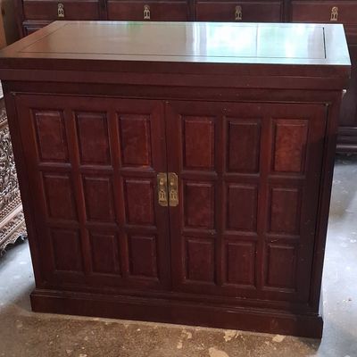 Sale Photo Thumbnail #34: Vintage Chinese Rosewood Bar Cabinet 6'x1'8x2'7"