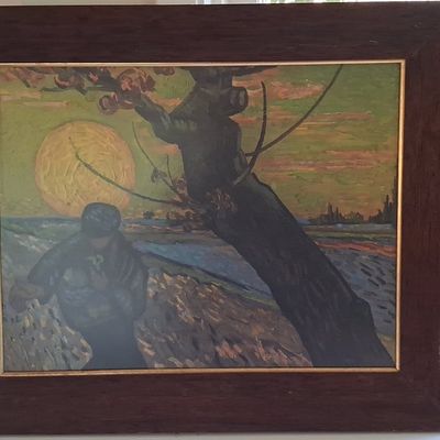 Sale Photo Thumbnail #729: Vincent van Gogh 'Sower at Sunset' Reproduction