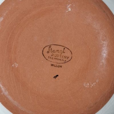 Sale Photo Thumbnail #883: Stangl Pottery Willow Pattern Serving Bowl