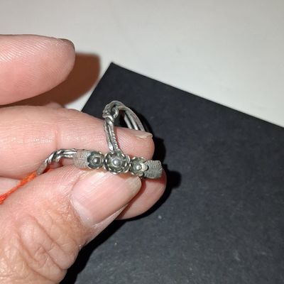 Sale Photo Thumbnail #287: Vintage Sterling Silver Stackable Rings with Floral Motifs