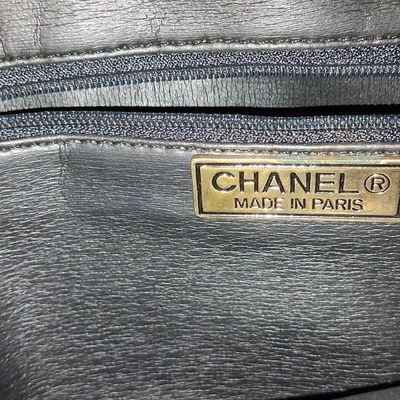 Sale Photo Thumbnail #6: Chanel Vintage Quilted Lambskin Tassel  Camera bag