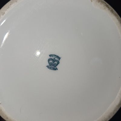Sale Photo Thumbnail #690: Victoria Austria Porcelain Butterfly Cachepot