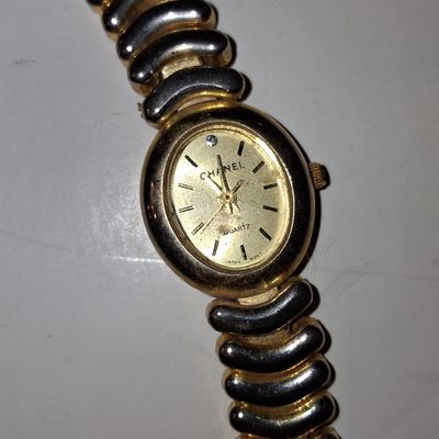 Sale Photo Thumbnail #551: Chanel "Jumbo Link" Two-Tone Quartz Watch