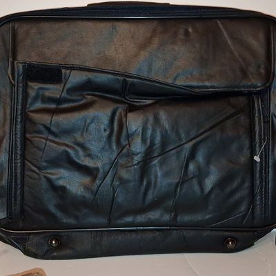 Sale Photo Thumbnail #967: Vintage Leather Laptop Briefcase