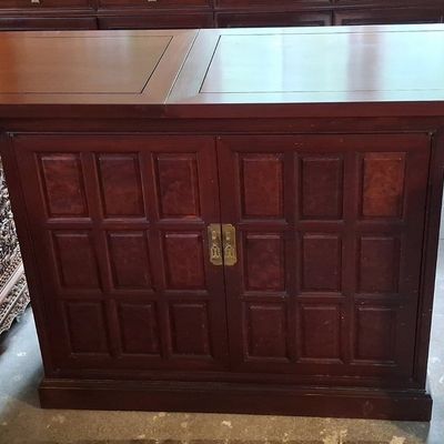 Sale Photo Thumbnail #35: Vintage Chinese Rosewood Bar Cabinet 6'x1'8x2'7"