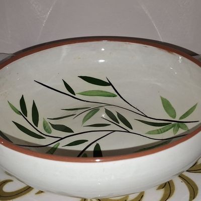Sale Photo Thumbnail #881: Stangl Pottery Willow Pattern Serving Bowl