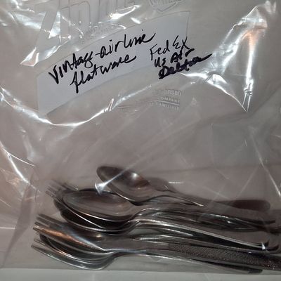 Sale Photo Thumbnail #957: USAIR Airline Flatware by Oneida