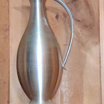 Sale Photo Thumbnail #572: Mid-Century Modernist Pewter Pitcher