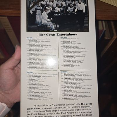 Sale Photo Thumbnail #1018: The Great Entertainers 4-CD Box Set (Intersound, 1991-1993)