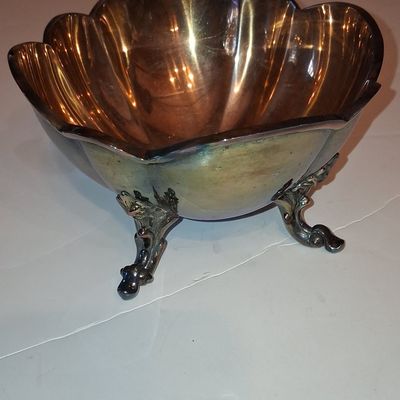 Sale Photo Thumbnail #599: Reed & Barton Winthrop #1795 Silverplate Footed Waste Bowl