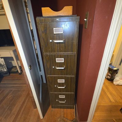 Sale Photo Thumbnail #614: Four-Drawer Vertical Filing Cabinet
