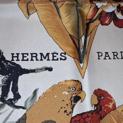 Sale Photo Thumbnail #73: Hermès 'Jungle Love' Silk Scarf 90