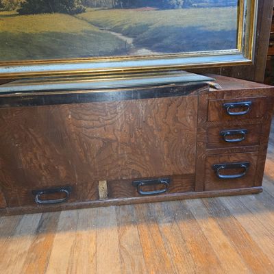 Sale Photo Thumbnail #93: Japanese Hibachi Plant Display Chest