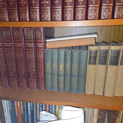Sale Photo Thumbnail #500: Vintage Literary Book Collections - Fielding, Plutarch, Poe