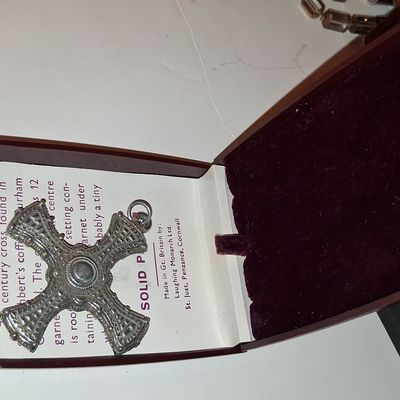 Sale Photo Thumbnail #847: Laughing Monarch Ltd. St. Cuthbert's Cross Pendant
