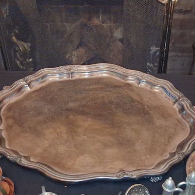 Sale Photo Thumbnail #595: Reed & Barton Winthrop Silver Plated Tray