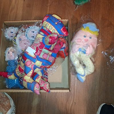 Sale Photo Thumbnail #822: Vintage Humpty Dumpty and Fabric Toy Collection