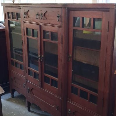 Sale Photo Thumbnail #29: Mission Oak Sideboard or Buffet 15"x59"x46"