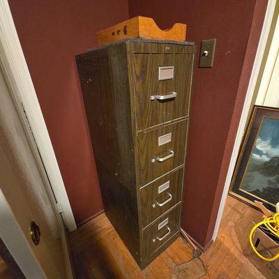 Sale Photo Thumbnail #613: Four-Drawer Vertical Filing Cabinet