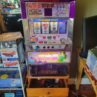 Sale Photo Thumbnail #13: Vintage 1960's Slot Machine