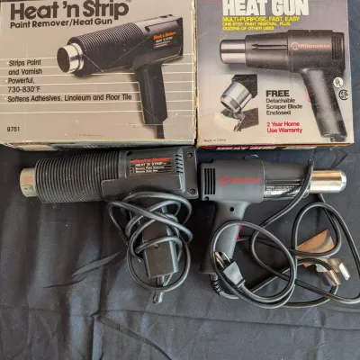 Heat Gun Lot of 2 - Black Decker Heat n Strip and Milwaukee