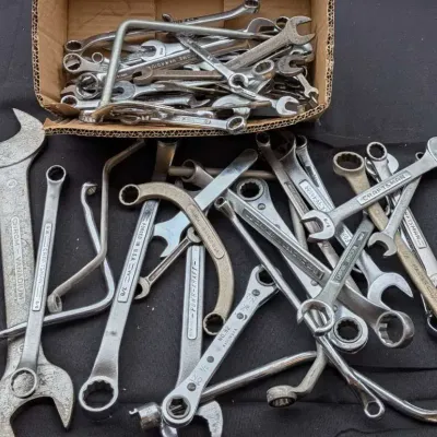 Vintage Wrench Lot - Craftsman, Powr-Kraft, Barcalo-Buffalo
