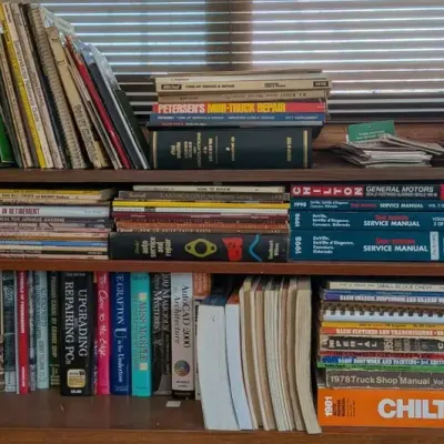 Massive DIY Home and Auto Repair Book Collection