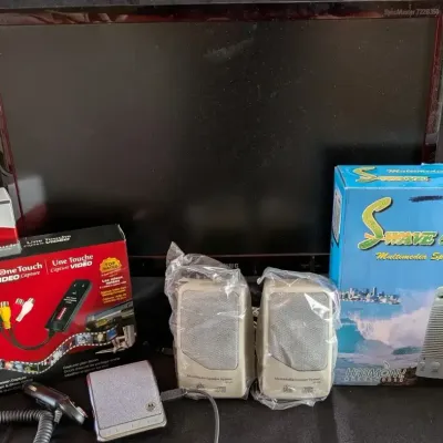 Electronics Lot - Samsung Monitor, Speakers, Capture Device
