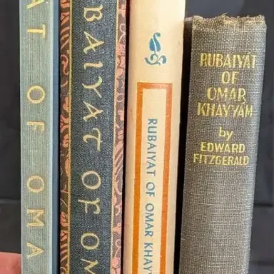 Rubaiyat of Omar Khayyam Multi-Edition Book Lot - 3+