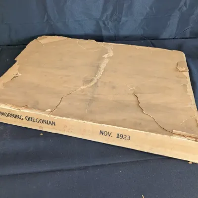 Antique 1923 Oregonian Newspaper Collection - Portland, OR