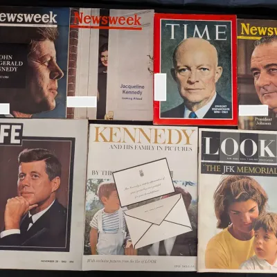 JFK Assassination Era Archive - Newsweek, Kennedy Card