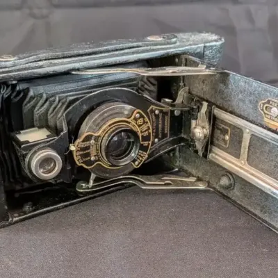 Antique Kodak Autographic Brownie Folding Bellows Camera