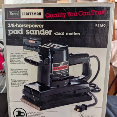 Craftsman 3/8HP Dual Motion Pad Sander Model 315.11690