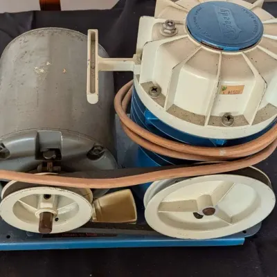 Vintage GE Motor and Speedy Belt-Driven Pump Blower Unit