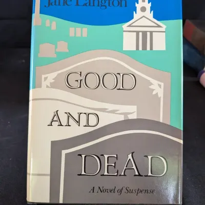 Jane Langton Good and Dead 1986 First Edition Hardcover