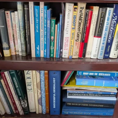 Home Reference Book Lot - Gardening, Genealogy, Design