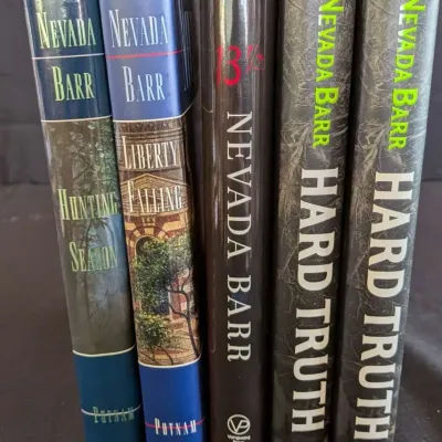Nevada Barr Hard Truth - 2005 First Edition Hardcover + Nevada Barr Book Lot