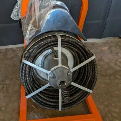 Electric Drain Cleaning Snake Machine - Drum Auger - Powers On