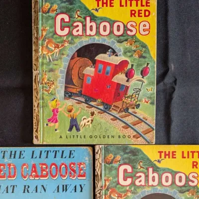 Little Golden Books Lot - Little Red Caboose and More