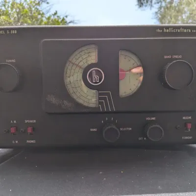 Vintage Hallicrafters S-38B Shortwave Receiver - Untested