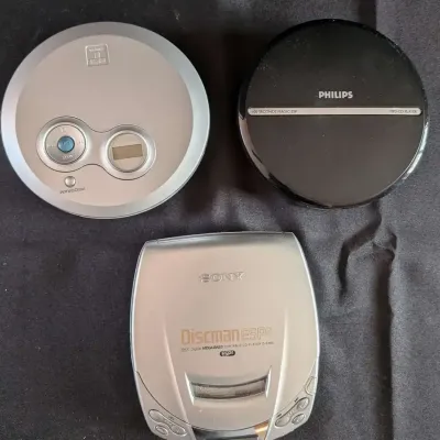 Portable CD Player Lot of 3 - Sony Discman, Philips & More